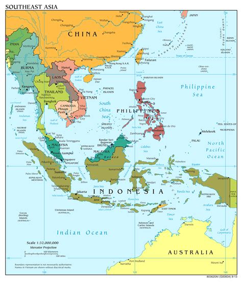 southeast asian countries and capitals.